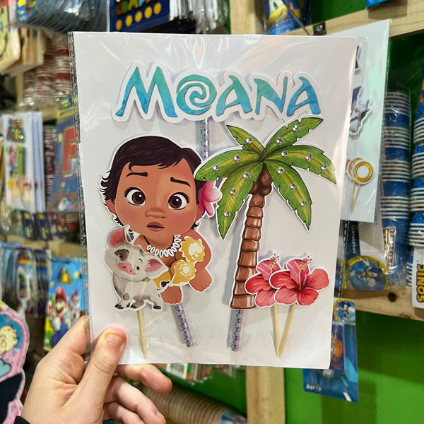 Topper para torta Moana