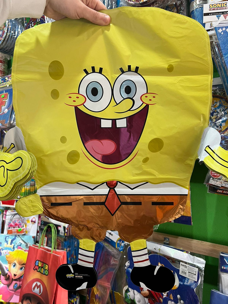 Globo silueta bob esponja, 70 cm