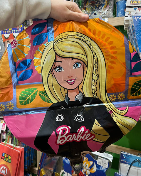 Globos metalizados barbie, unidad