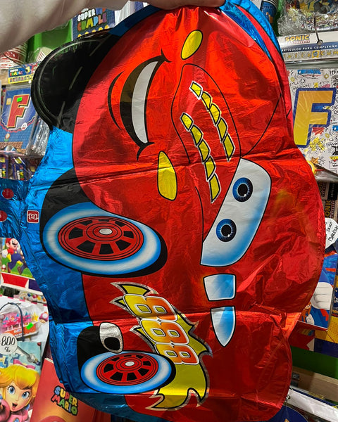 Globo metalizado silueta cars/rayo mcqueen 70 cm