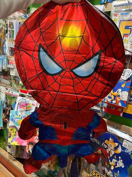 Globo metalizado silueta spiderman 70 cm