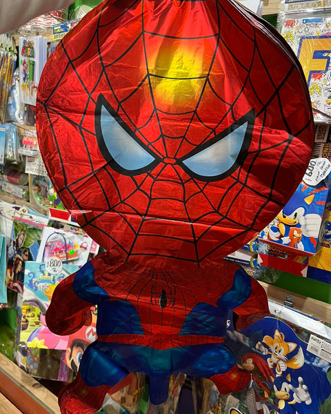 Globo metalizado silueta spiderman 70 cm