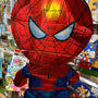 Globo metalizado silueta spiderman 70 cm