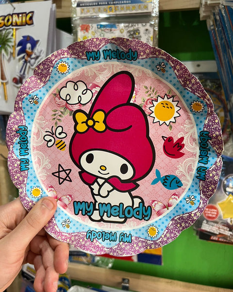 Platos my melody paquete X 6 unidades