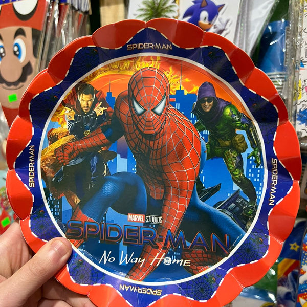 Platos spiderman paquete X 6 unidades