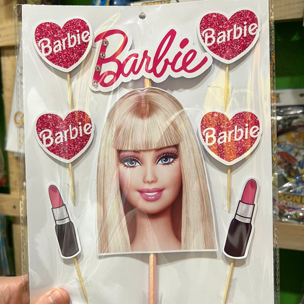 Topper para torta barbie