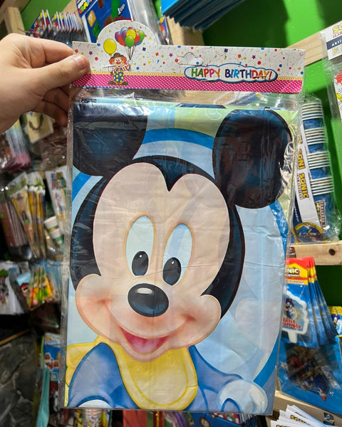 Mantel decorativo mickey mouse bebe