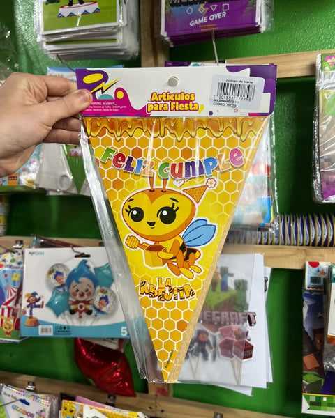 Banderin Triangular Abejita Chiquitita