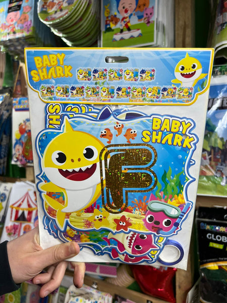 Banderin Feliz cumpleaños Baby Shark
