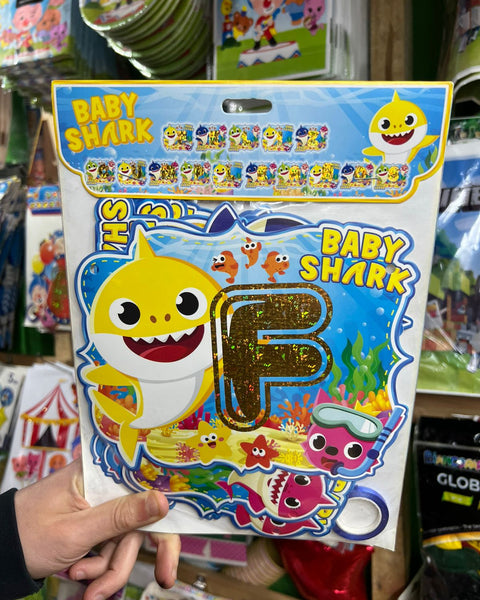 Banderin Feliz cumpleaños Baby Shark