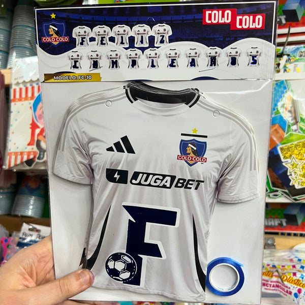Banderin feliz cumpleaños Colo-colo