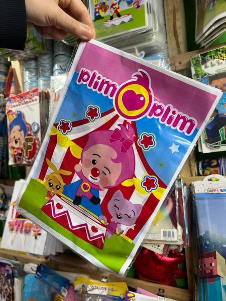 Bolsas de dulces plasticas Plim plim paquete x 6 unidades