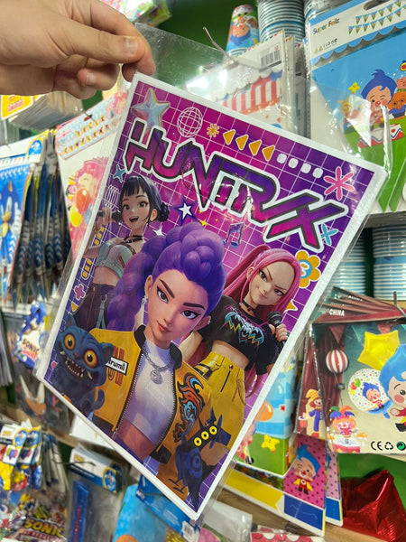 Bolsas de dulces plasticas Guerreras Kpop paquete x 6 unidades