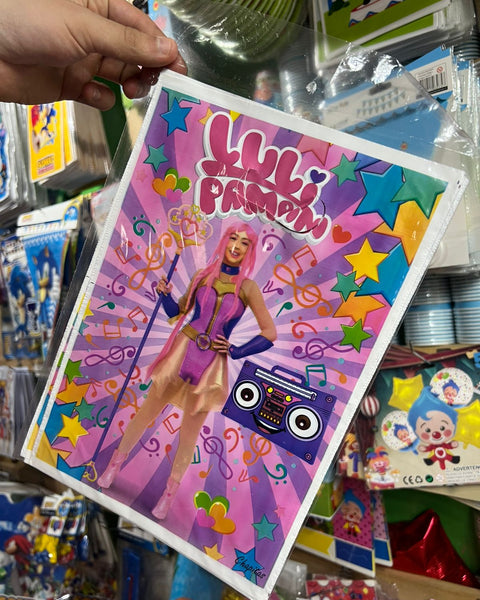 Bolsas de dulces plasticas Luli Pampin paquete x 6 unidades