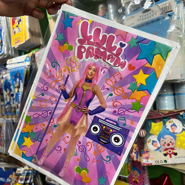 Bolsas de dulces plasticas Luli Pampin paquete x 6 unidades