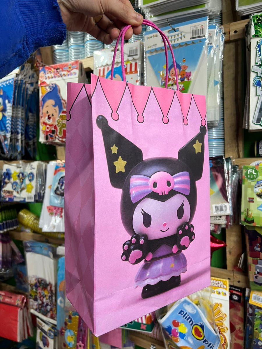Bolsas de dulces papel Kuromi paquete X 6 unidades