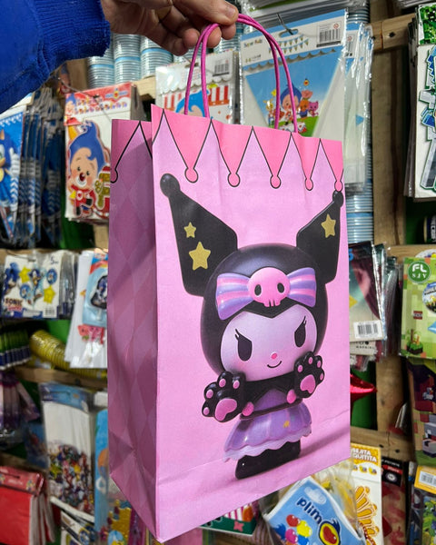 Bolsas de dulces papel Kuromi paquete X 6 unidades