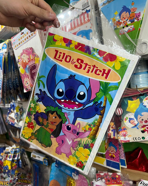 Bolsas de dulces plasticas Stitch paquete x 6 unidades