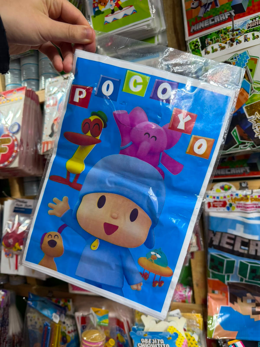 Bolsas de dulces Pocoyó paquete X6 unidades