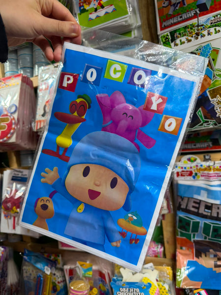 Bolsas de dulces Pocoyó paquete X6 unidades