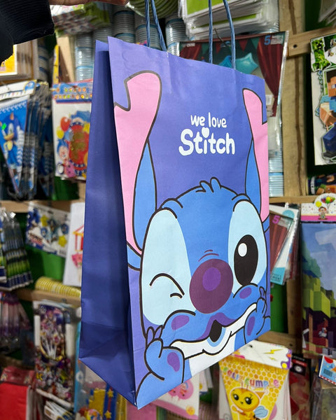 Bolsas de dulces papel stich paquete x 6 unidades