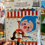 Banderin de feliz cumpleaños payaso plim plim