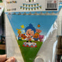 Banderin triangular personajes plim plim