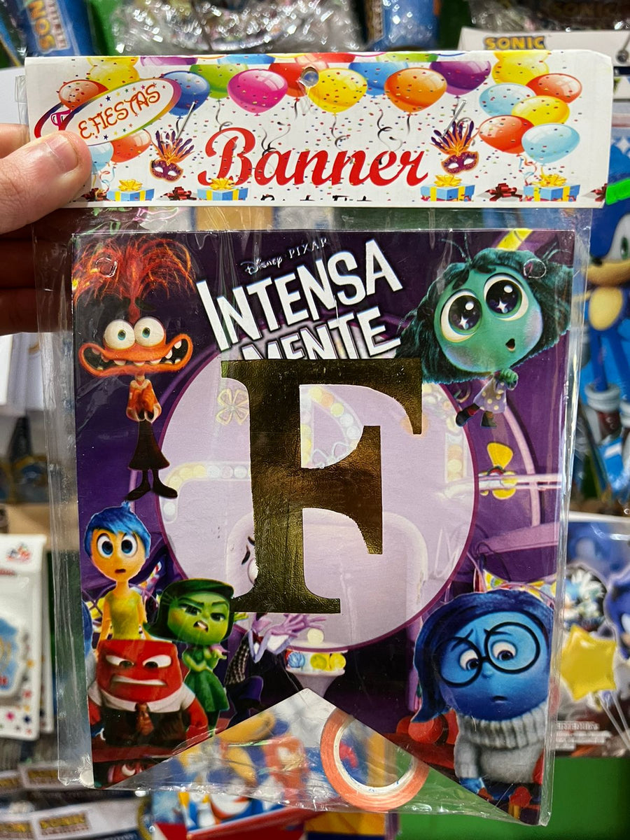 Banderin de feliz cumpleaños intensamente