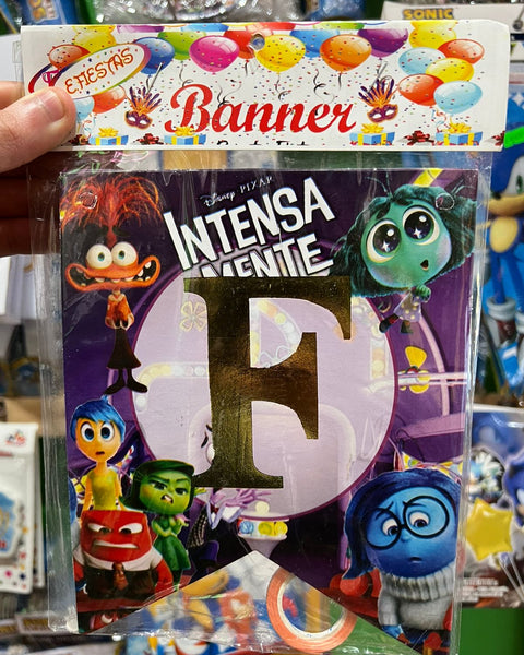 Banderin de feliz cumpleaños intensamente