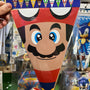 Banderin triangular personajes mario bross