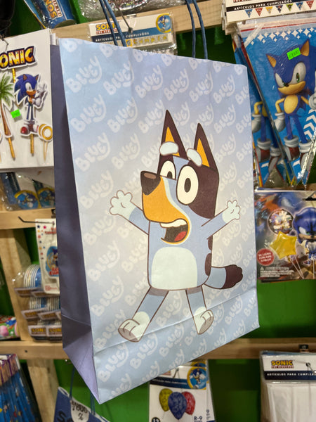 Bolsas de dulces papel bluey paquete x 6 unidades
