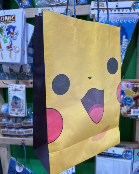 Bolsas de dulces papel pokemon  paquete x 6 unidades