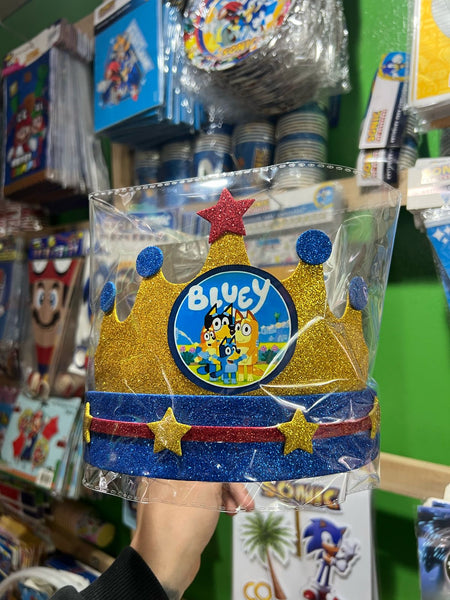 Corona festejado bluey