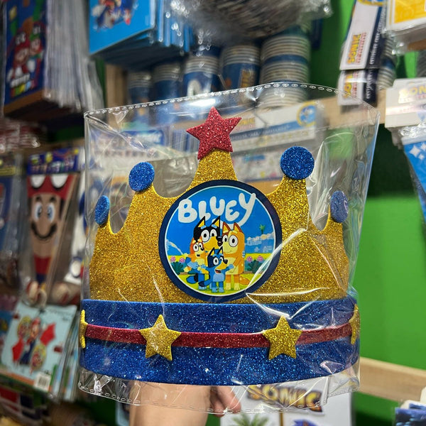 Corona festejado bluey