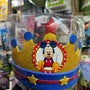 Corona festejado mickey mouse