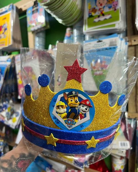 Corona festejado Paw Patrol