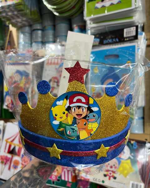 Corona festejado pokemon