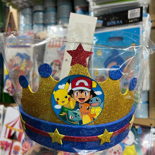 Corona festejado pokemon