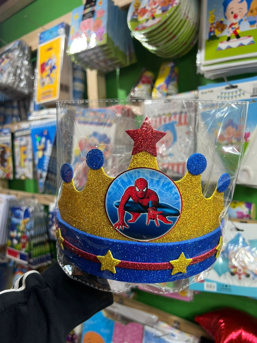 Corona festejado spiderman
