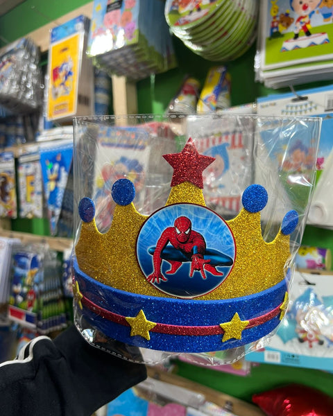 Corona festejado spiderman