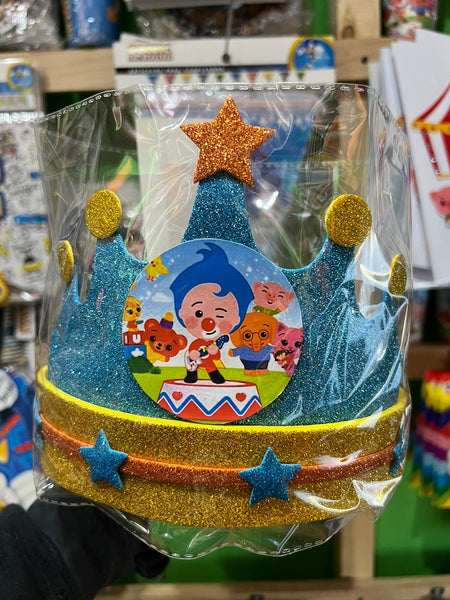 Corona festejado payaso plim plim