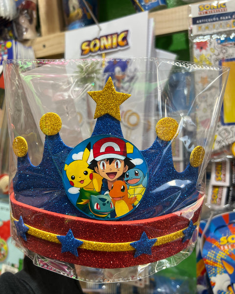 Corona festejado pokemon