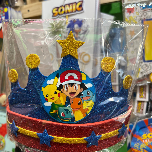 Corona festejado pokemon