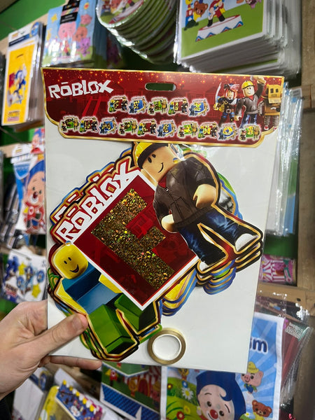 Banderin Feliz cumpleaños Roblox
