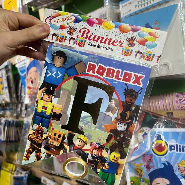 Banderines Feliz cumpleaños Roblox