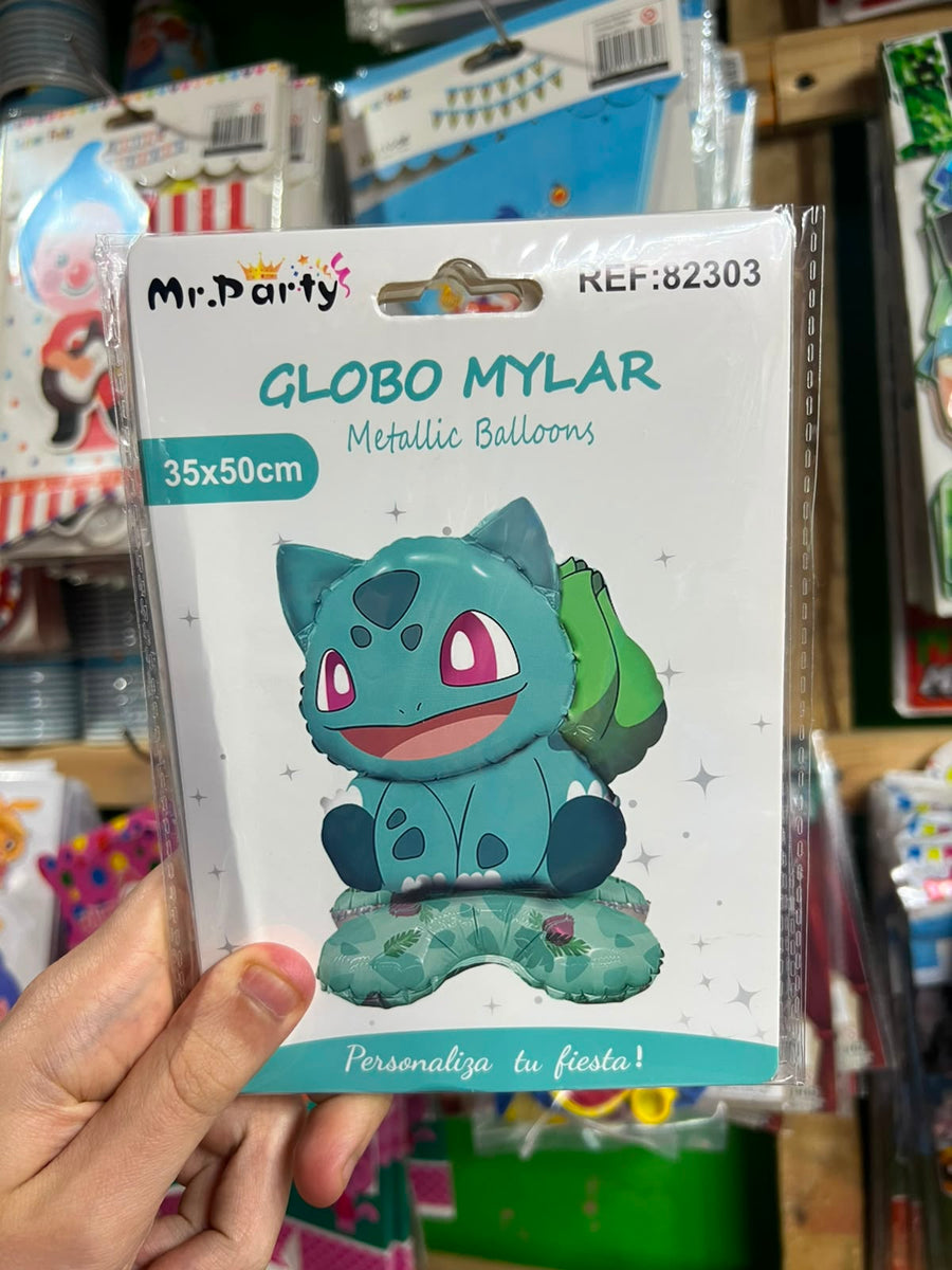 Globos Metalizados Silueta Pokemon
