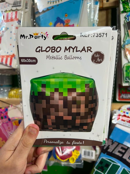 Globos Metalizados Minecraft
