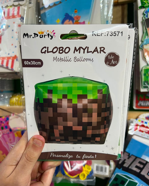 Globos Metalizados Minecraft