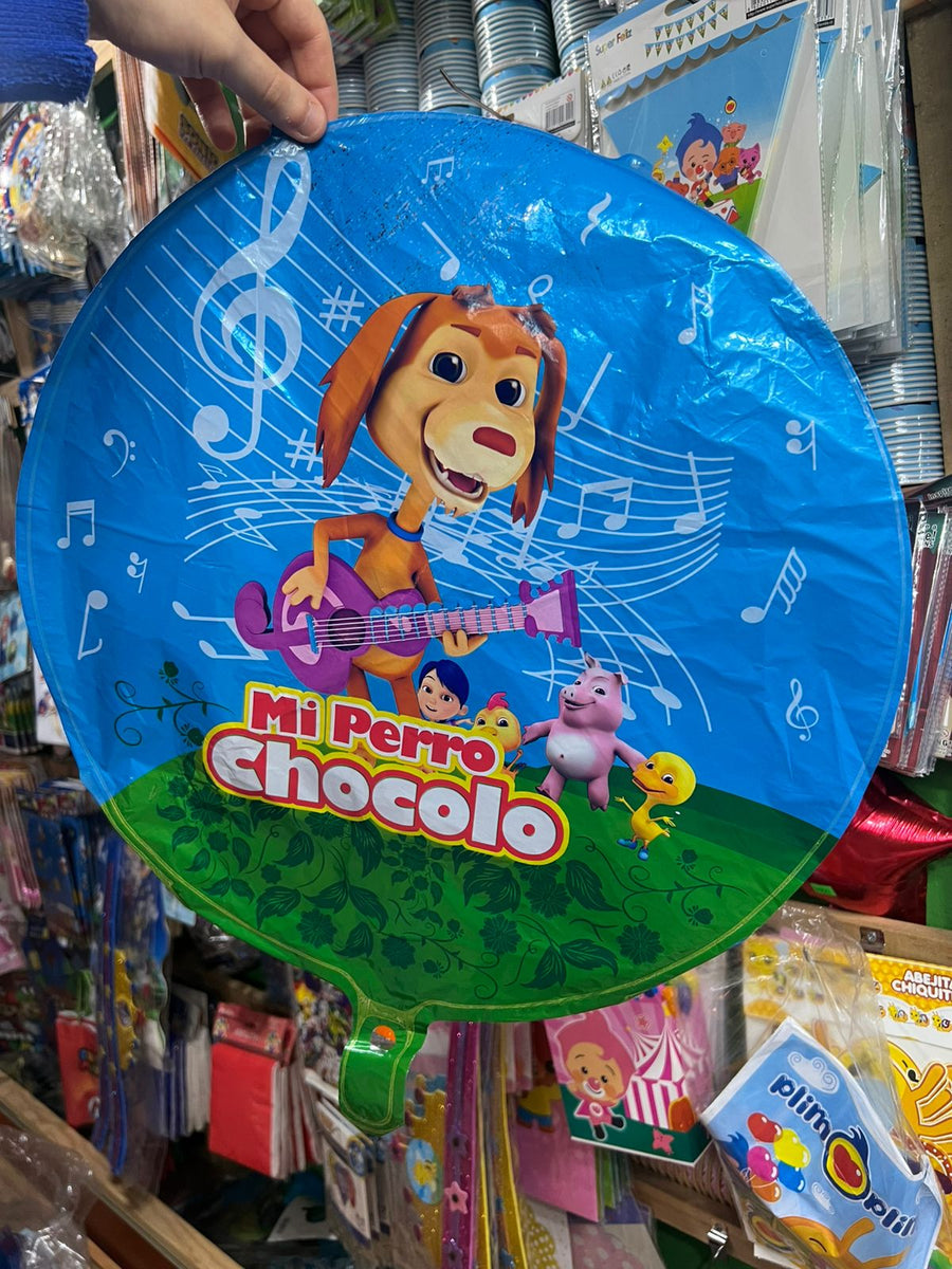 Globo metalizado Perro Chocolo
