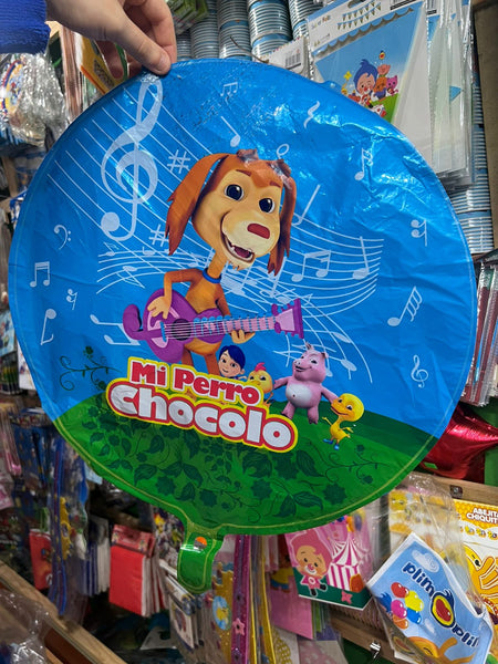 Globo metalizado Perro Chocolo